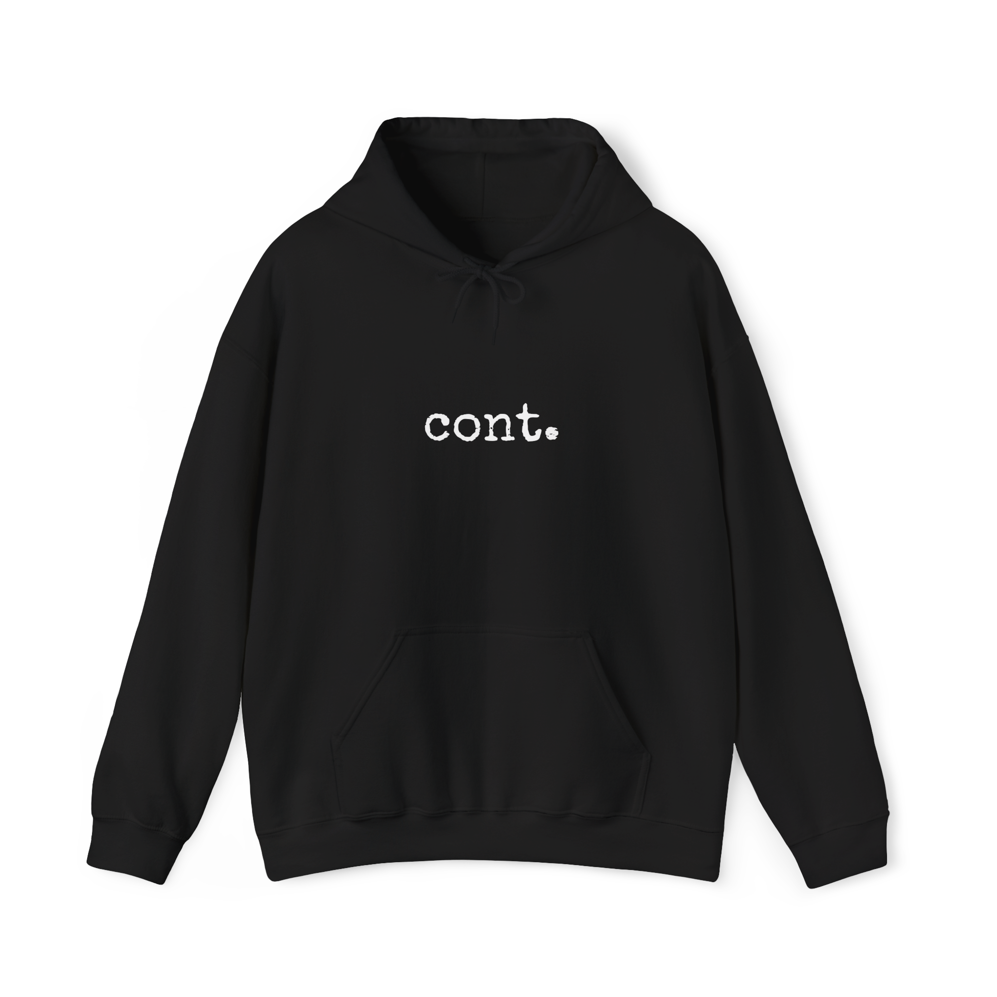 ((MADE TO ORDER)) [cont. to progress - hoodie] - black