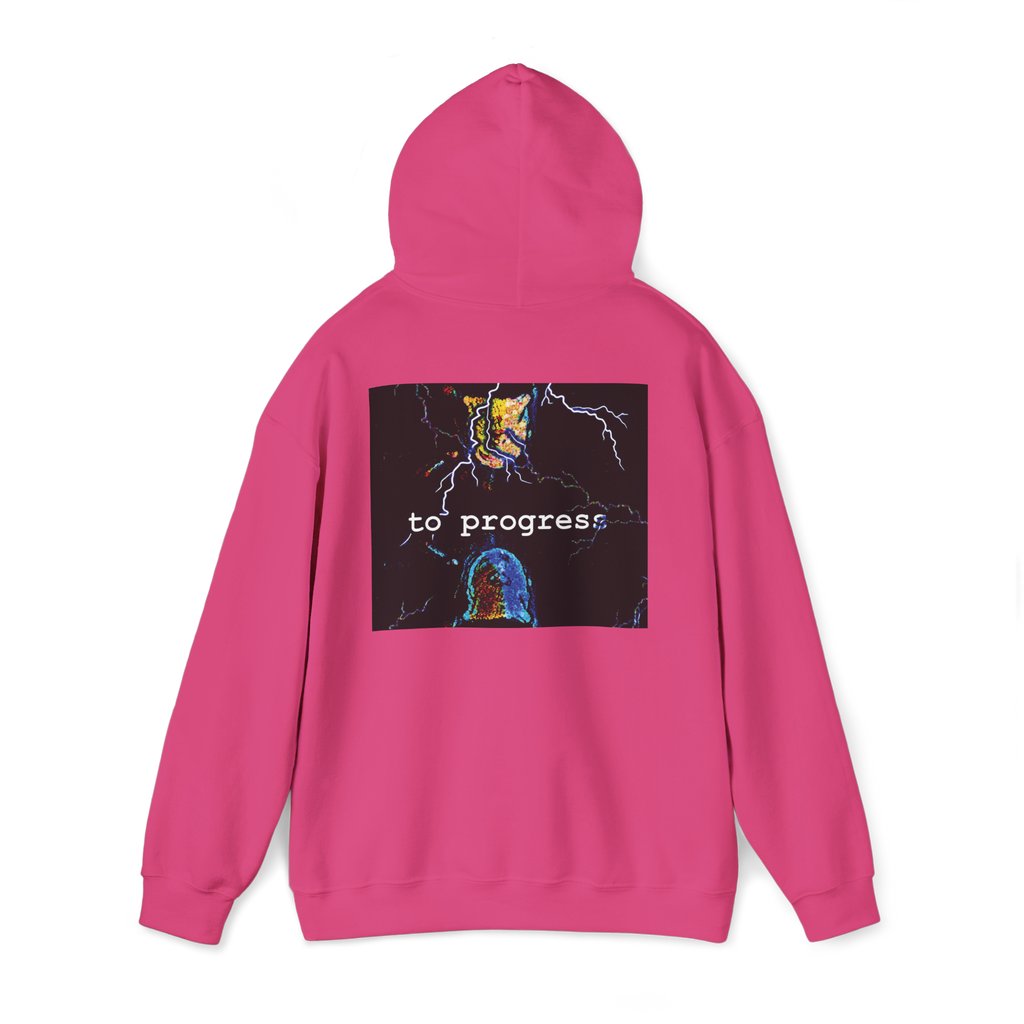 [cont. to progress - "LIGHTNING" hoodie] - heliconia (hot pink)
