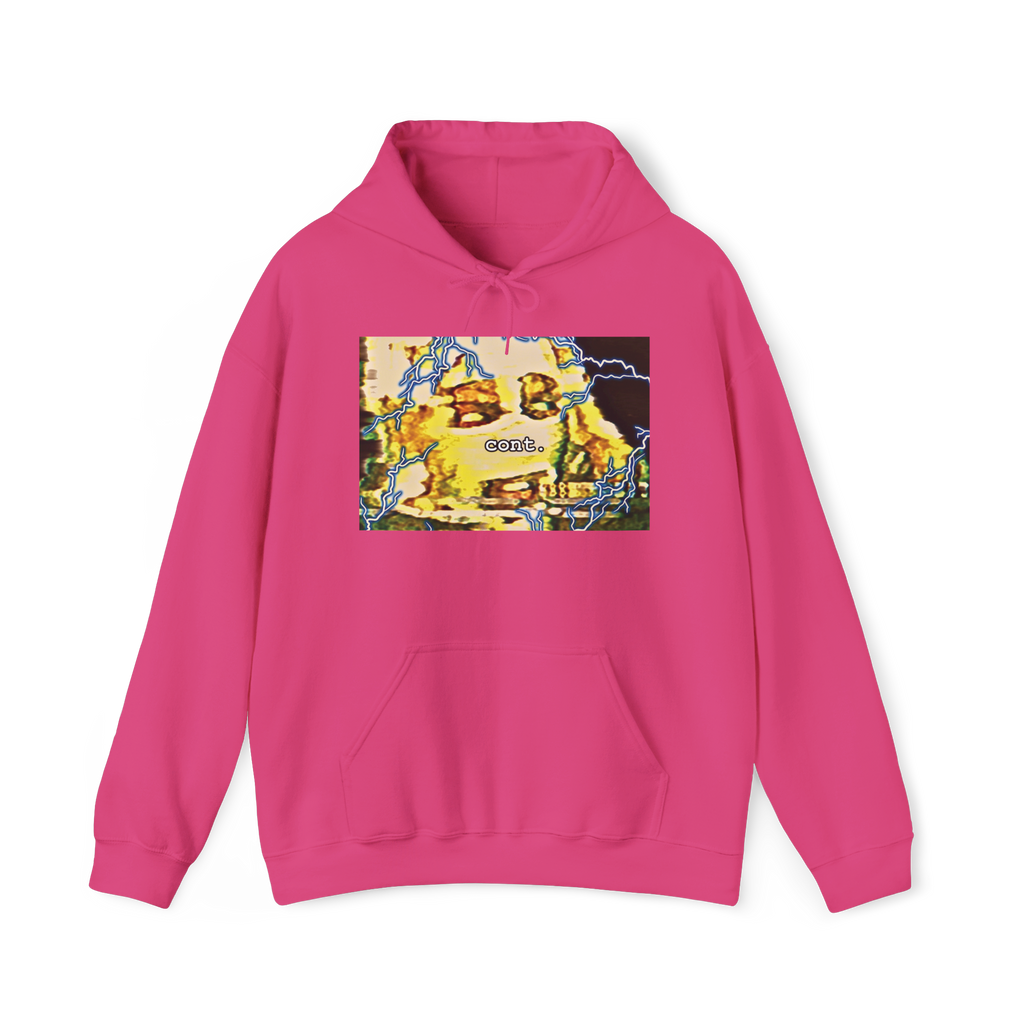 [cont. to progress - "LIGHTNING" hoodie] - heliconia (hot pink)