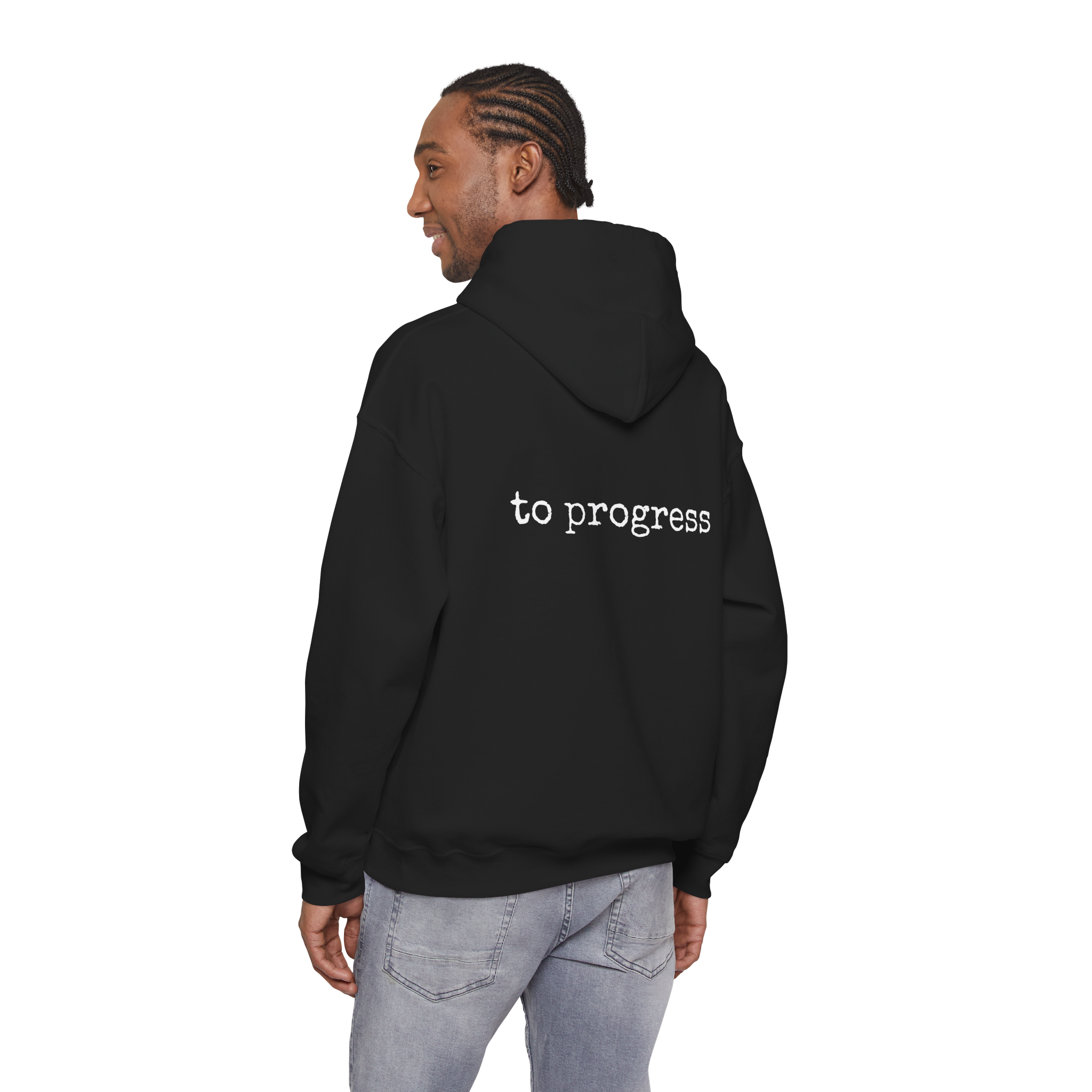 ((MADE TO ORDER)) [cont. to progress - hoodie] - black