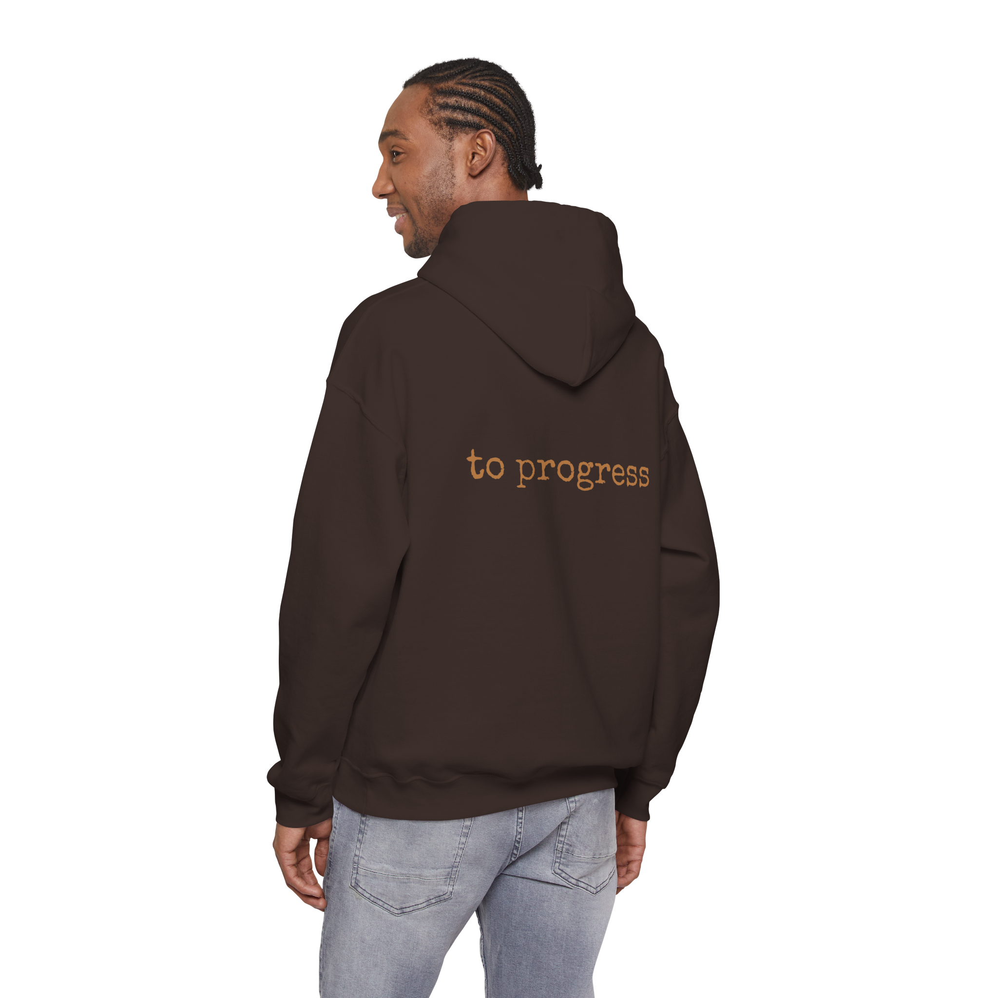 ((MADE TO ORDER)) [cont. to progress - hoodie] - dark chocolate