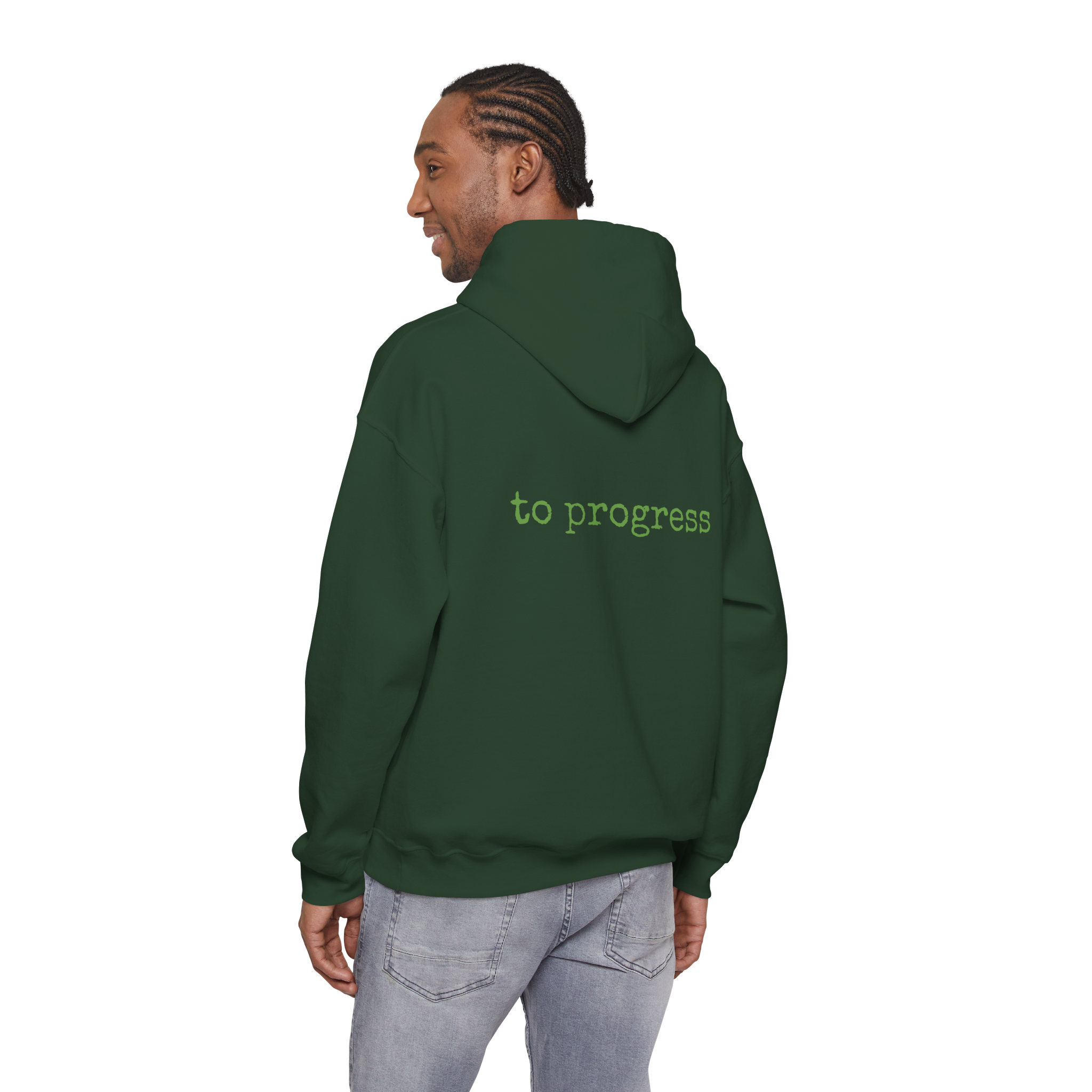 ((MADE TO ORDER)) [cont. to progress - hoodie] - forest green