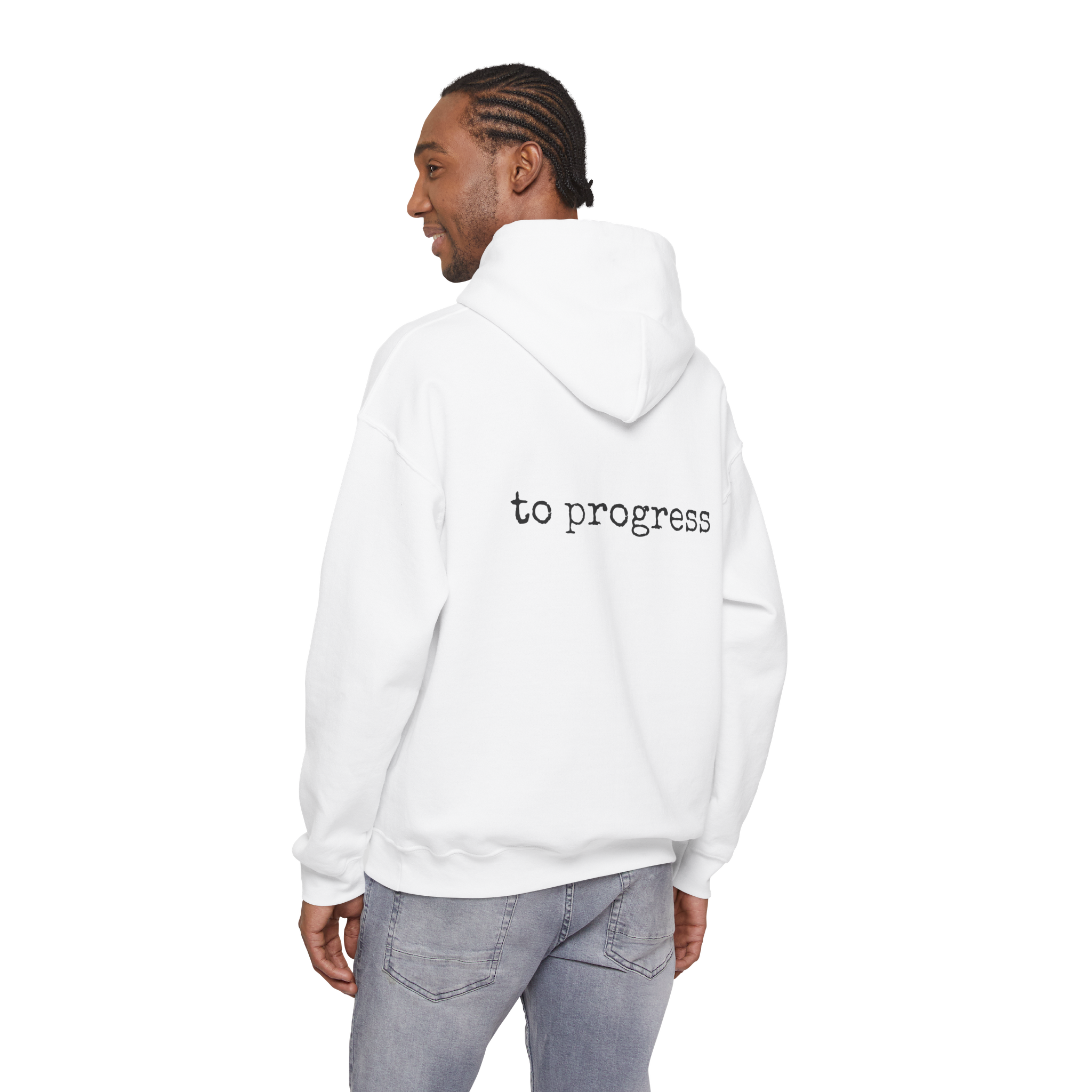 ((MADE TO ORDER)) [cont. to progress - hoodie] - white